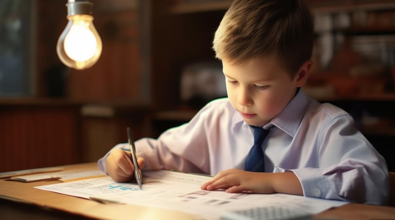 如何用英语表达‘弟弟小学数学’这个短语？