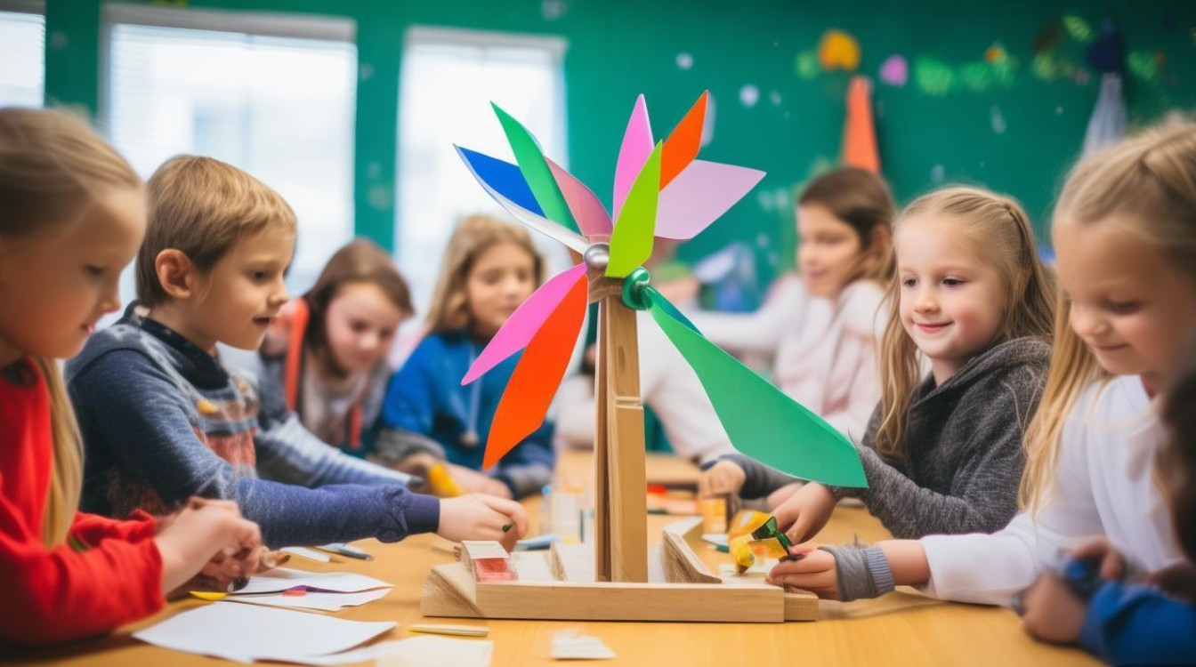 小学数学实践作业，如何动手制作一个简易风车？