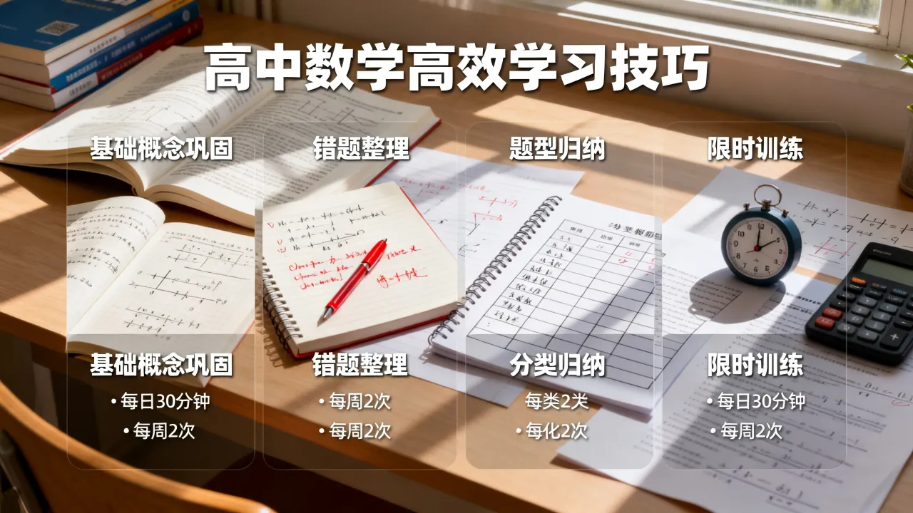 如何学高中数学?高效学习技巧有哪些?