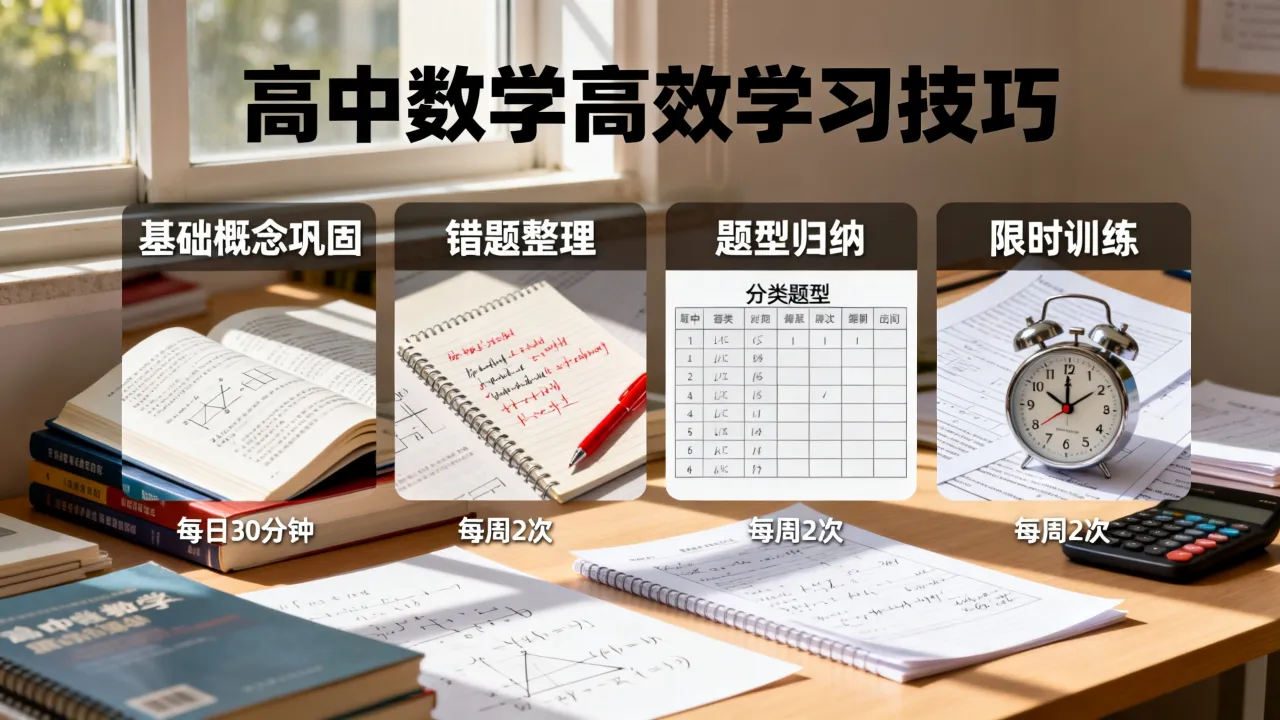 如何学高中数学?高效学习技巧有哪些?