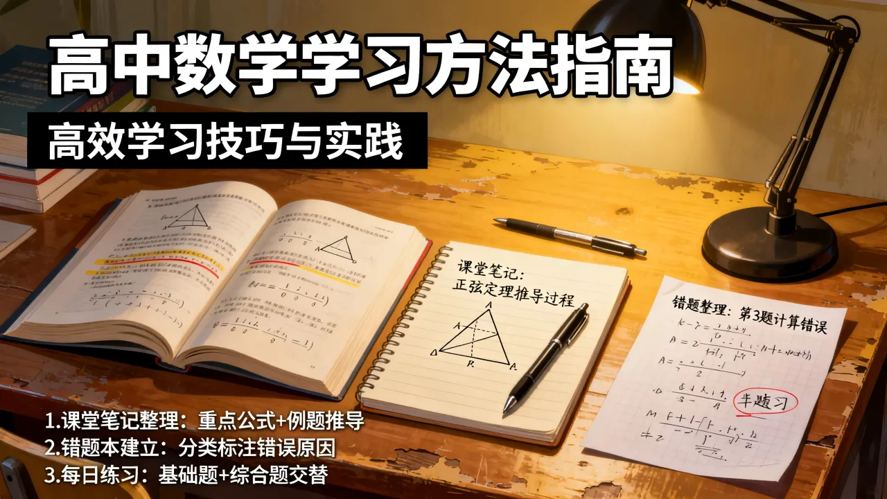 高中数学如何学习