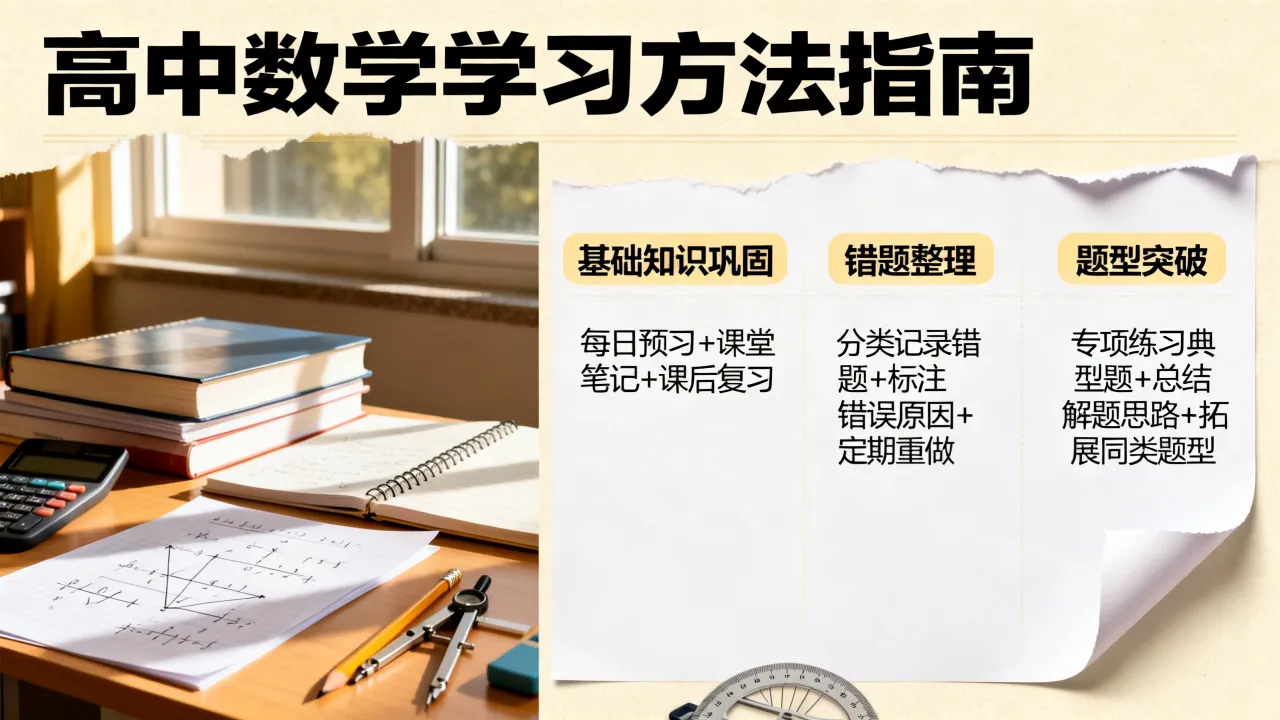 高中数学如何才能学好，高中数学怎么学才能提高成绩