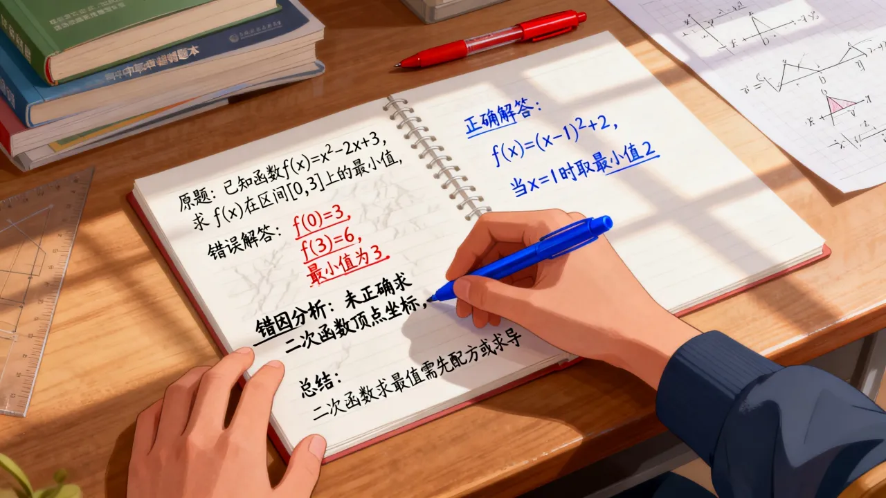 高中数学如何改错,错题本怎么整理最有效?