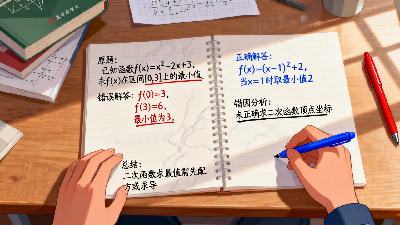 高中数学如何改错,错题本怎么整理最有效?