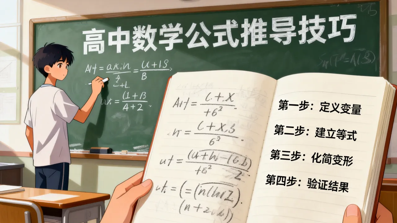 高中数学公式推导怎么做？学霸都在用的推导技巧