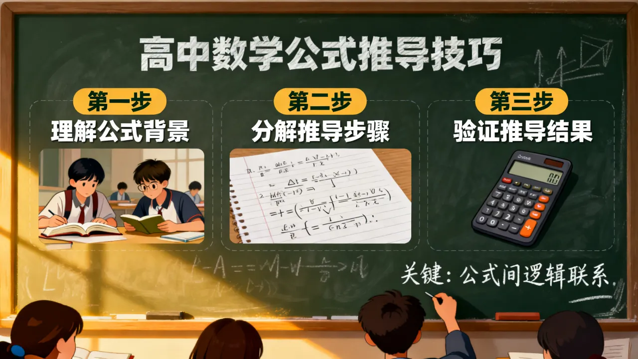 高中数学公式推导怎么做？，如何高效掌握数学公式推导技巧？