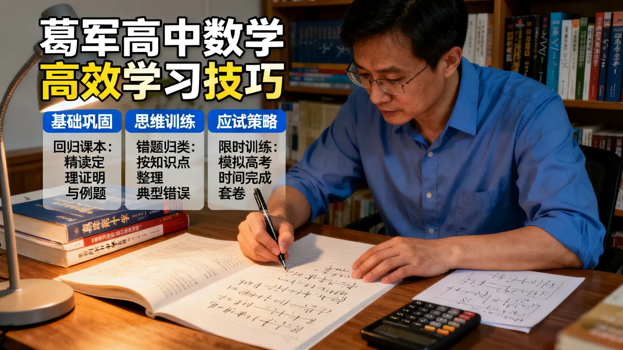 葛军如何学好高中数学？，有哪些高效学习技巧，