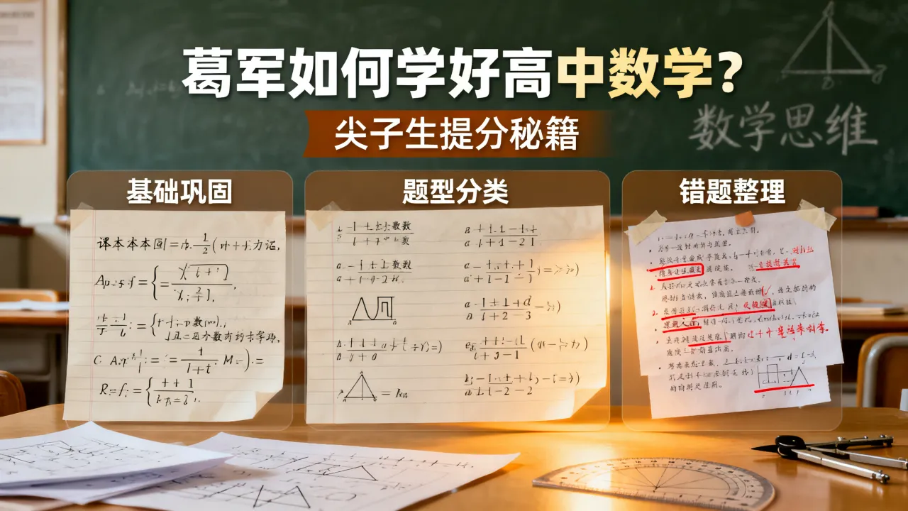 葛军如何学好高中数学？尖子生提分秘籍，长尾疑问词