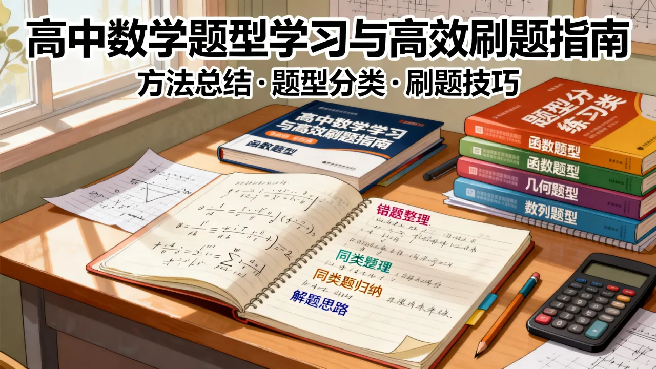 如何学好高中数学题型，有哪些高效刷题方法？
