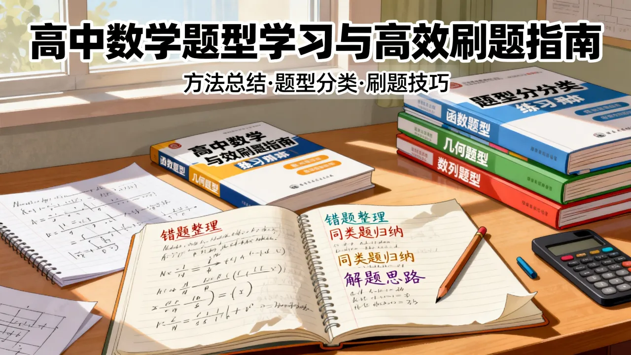如何学好高中数学题型,有哪些高效刷题方法?