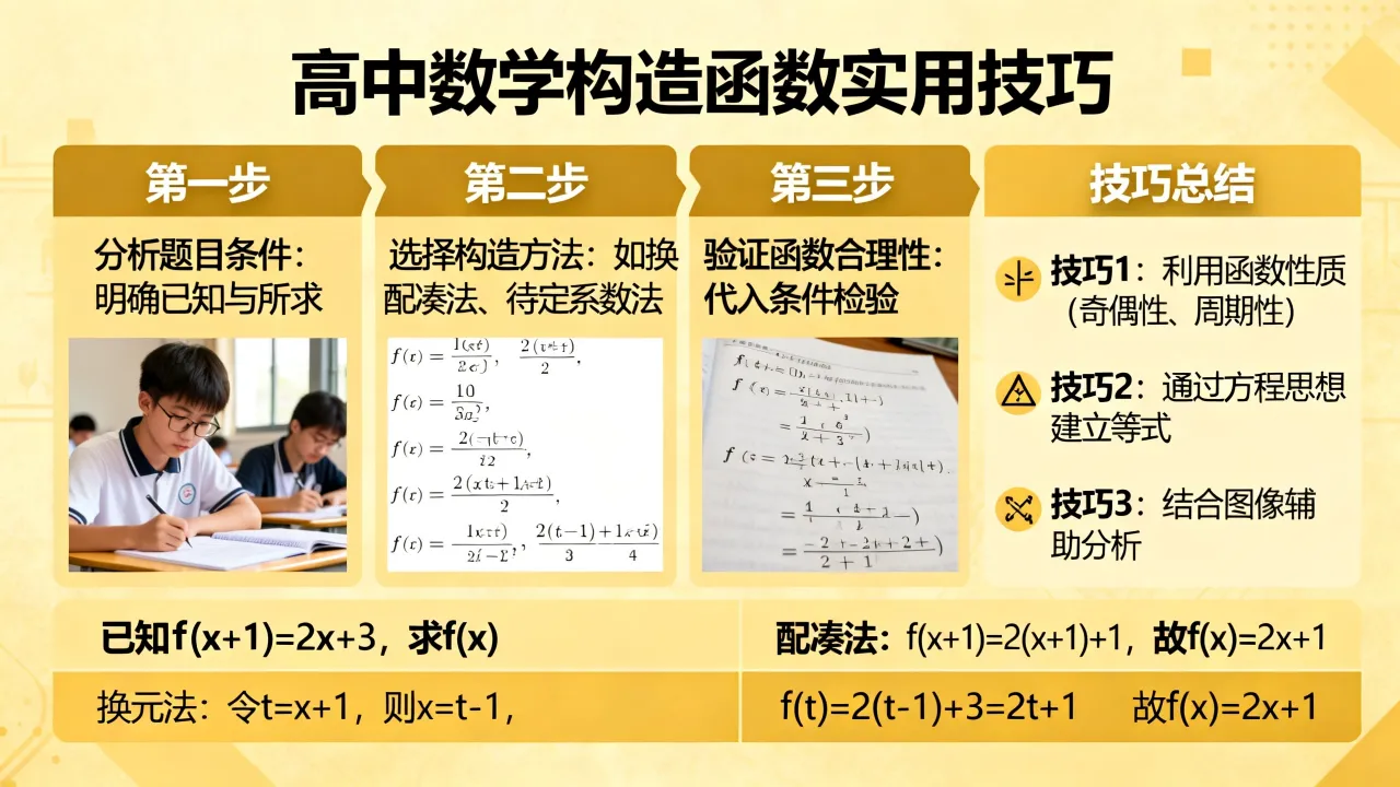 高中数学如何构造函数？有哪些实用技巧？