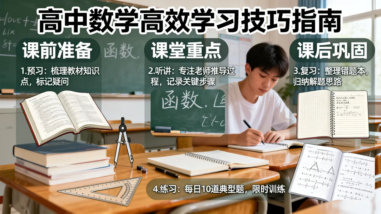 如何上好高中数学课,有什么学习技巧?