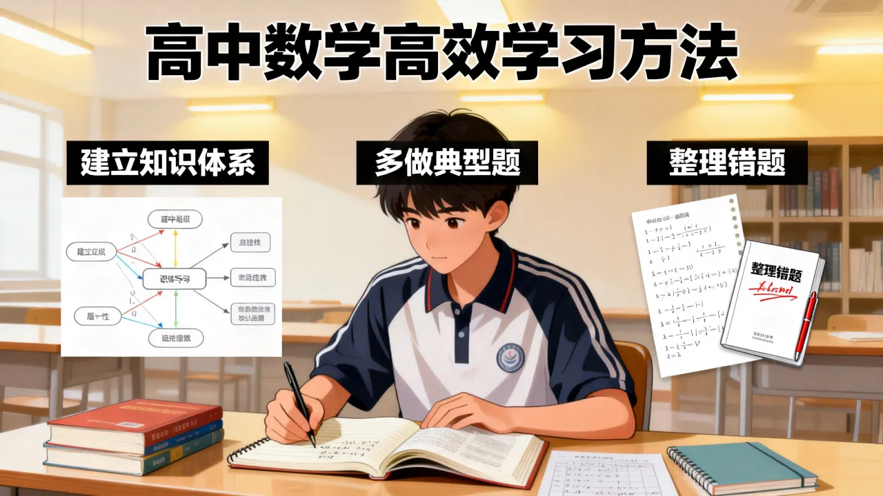如何学好高中数学，有哪些高效学习方法值得掌握？