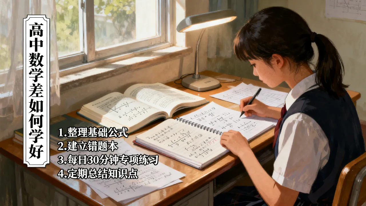 高中数学差如何学好
