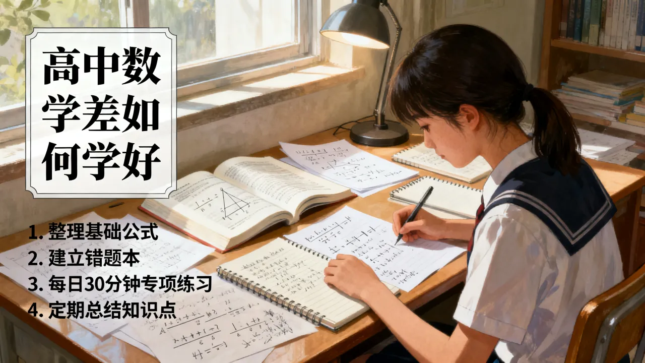 高中数学差如何学好