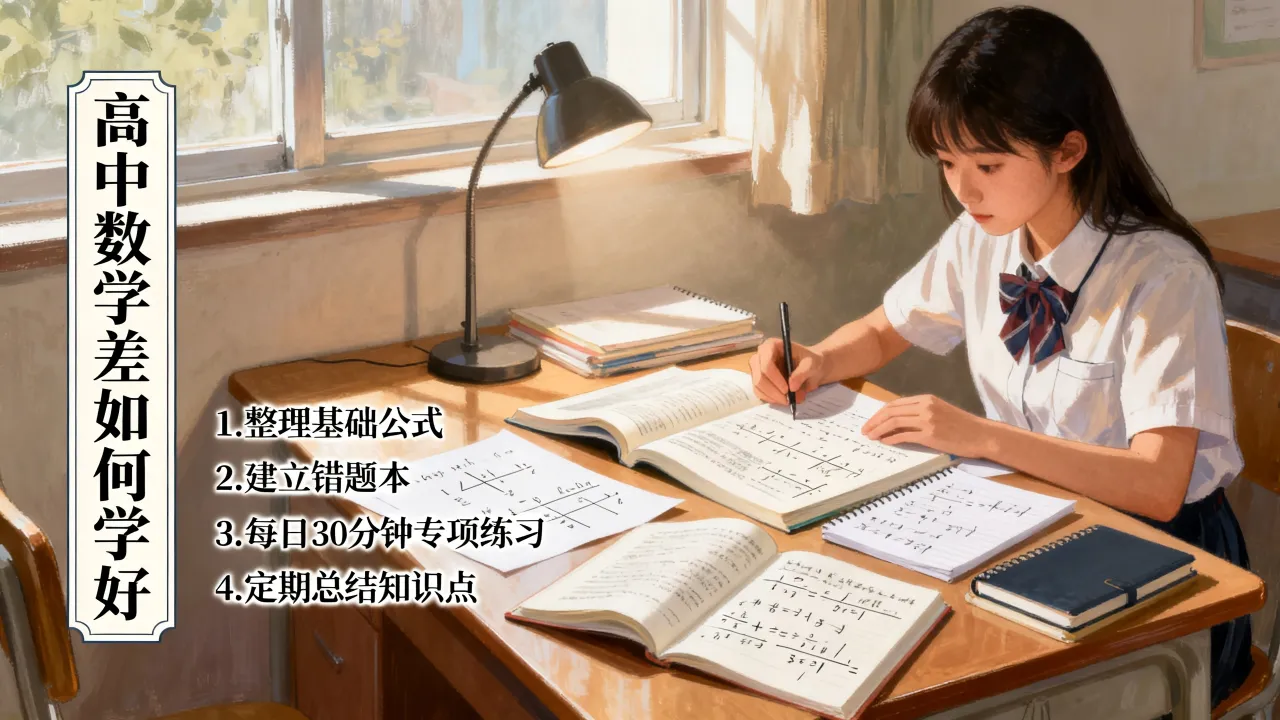 高中数学差如何学好