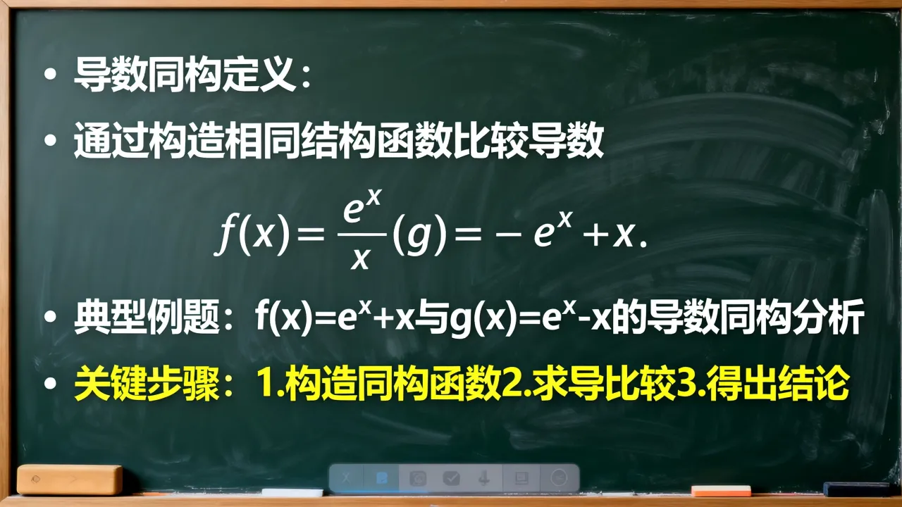 高中数学导数如何同构
