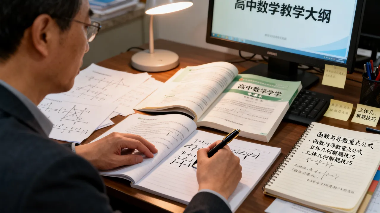 老师如何学习高中数学?高中数学老师怎样高效掌握教学重点?