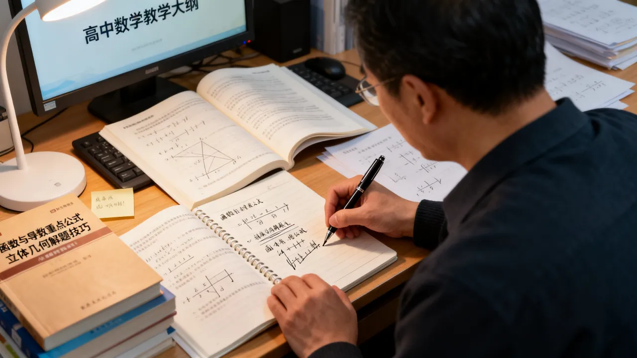 老师如何学习高中数学?高中数学老师怎样高效掌握教学重点?