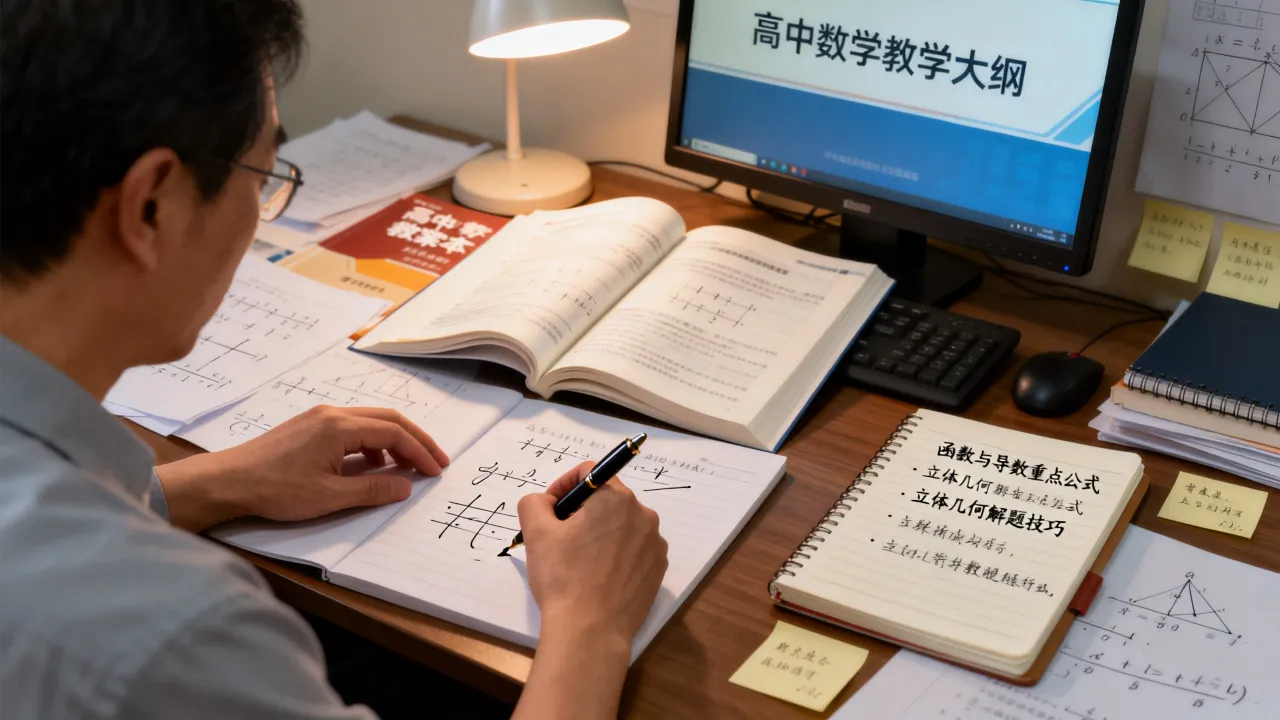 老师如何学习高中数学?高中数学老师怎样高效掌握教学重点?