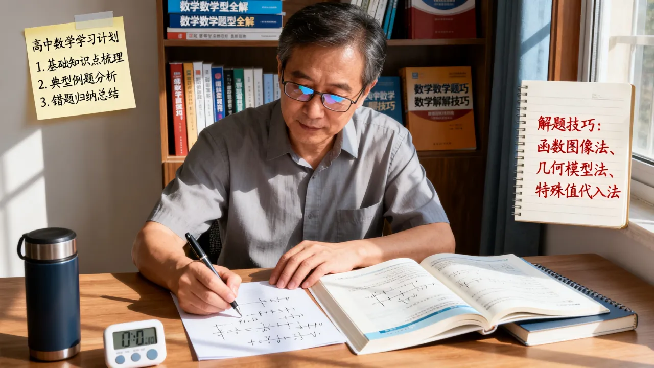 老师如何学习高中数学，怎么快速掌握解题技巧？