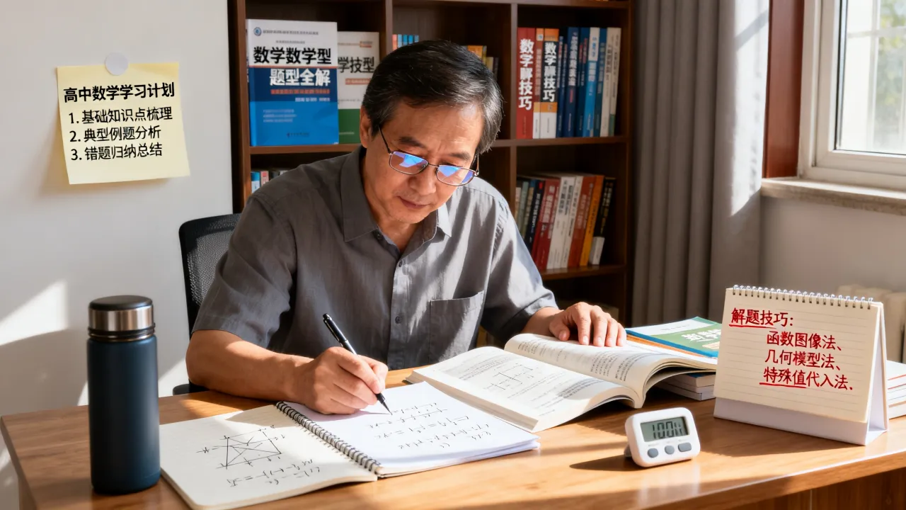 老师如何学习高中数学,怎么快速掌握解题技巧?