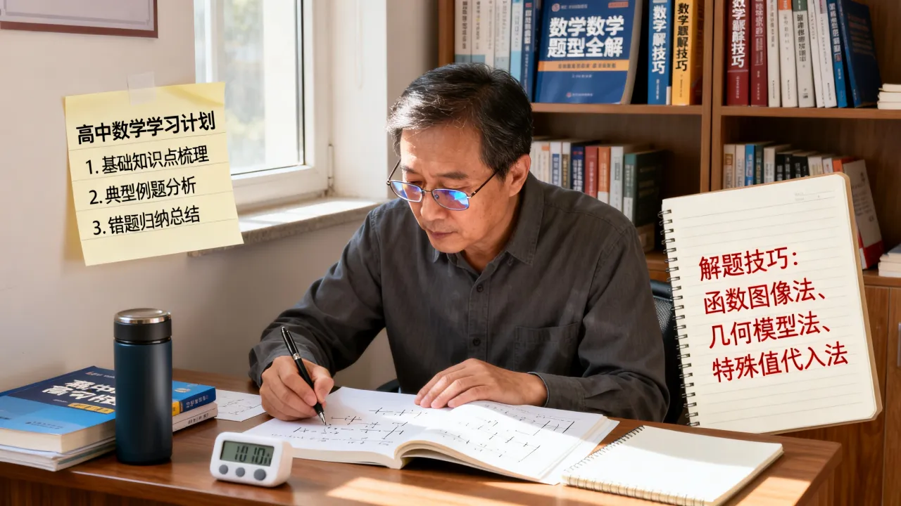 老师如何学习高中数学,怎么快速掌握解题技巧?