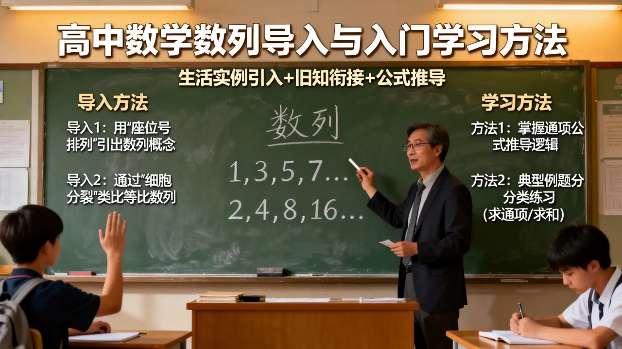 高中数学数列如何导入,数列入门学习方法有哪些?