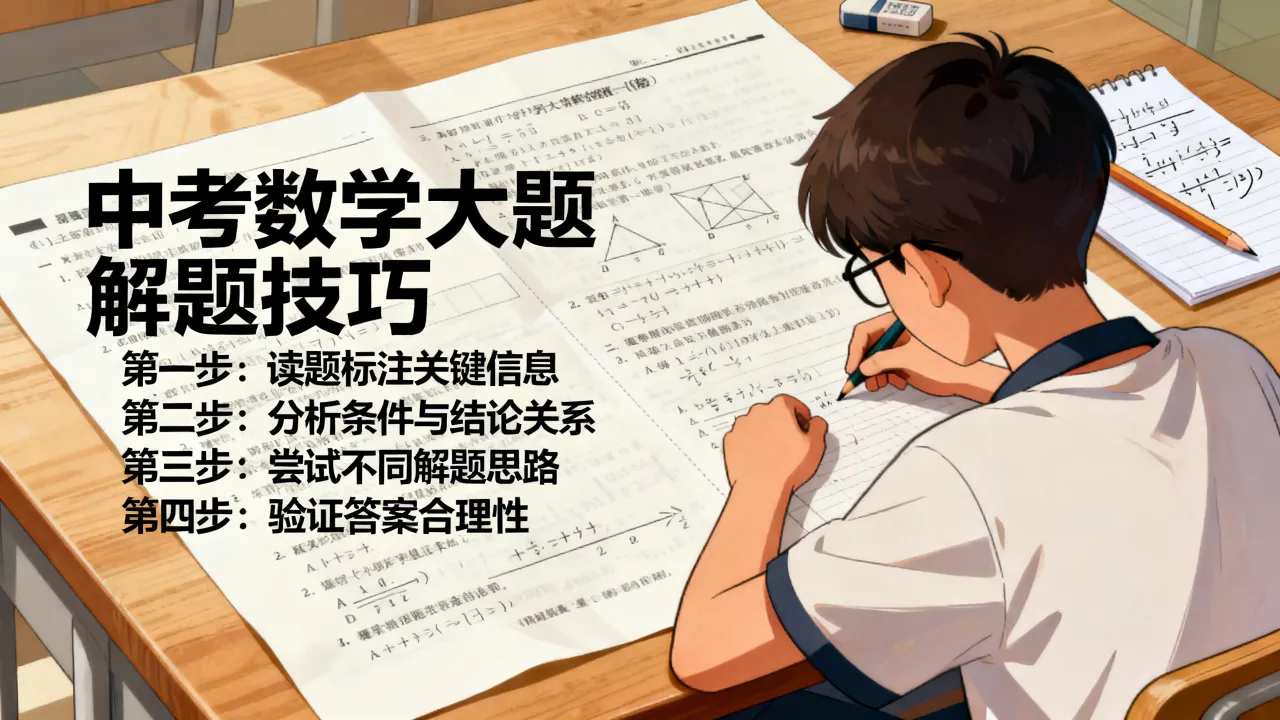 中考如何做好数学大题，压轴题解题技巧有哪些？