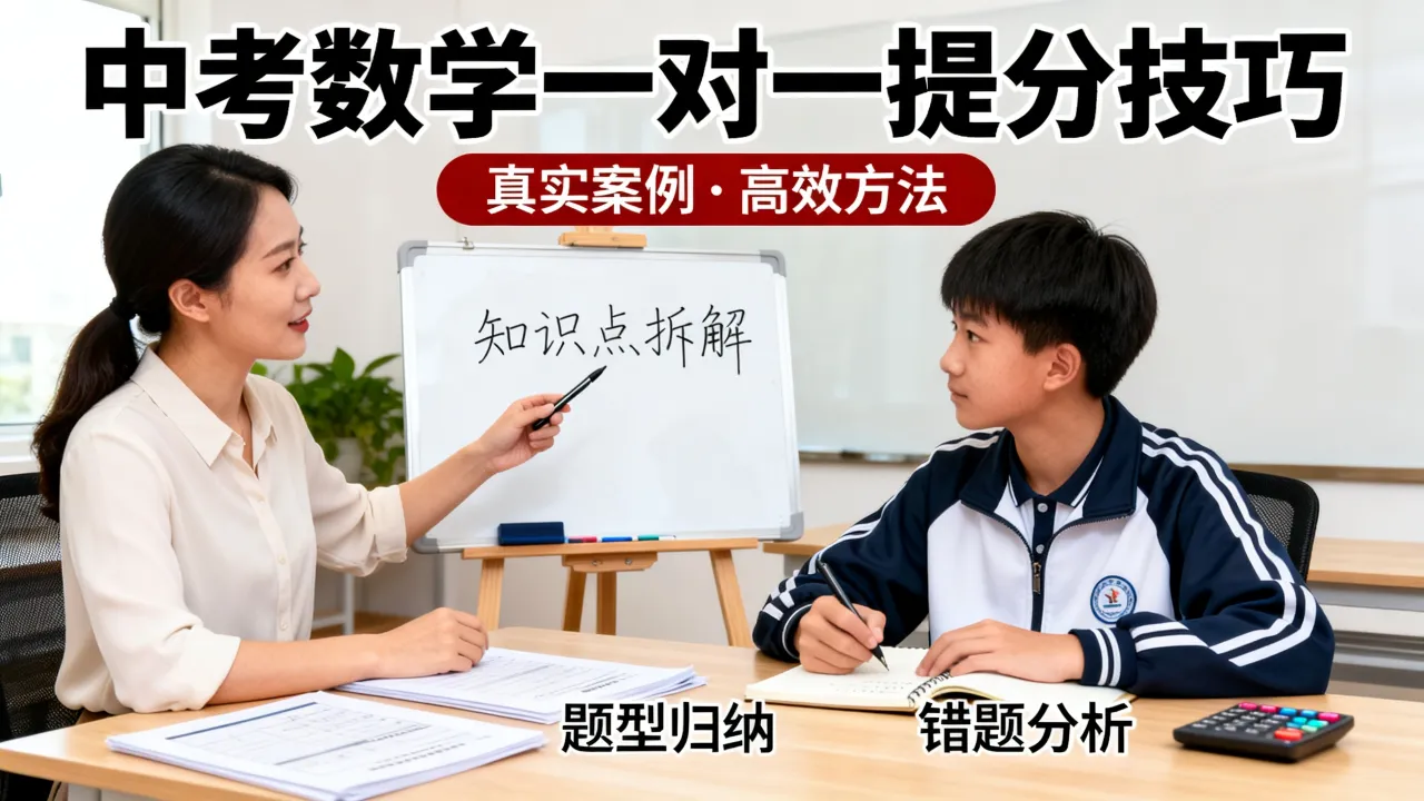中考数学家教如何讲效果更好？初中数学一对一提分技巧